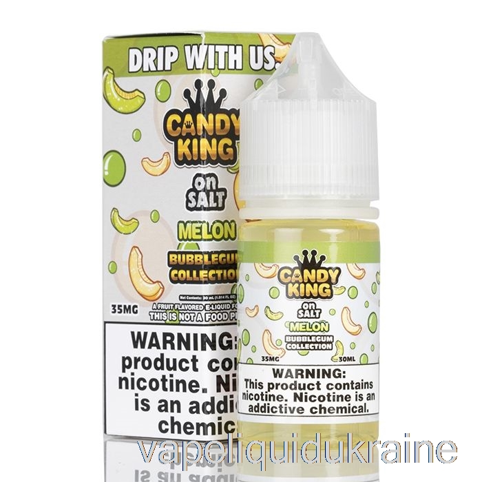 Vape Liquid Ukraine Melon Bubblegum Collection - Candy King On Salt - 30mL 35mg